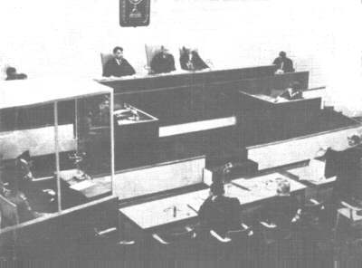 Scene at the Eichmann Trial in 1961