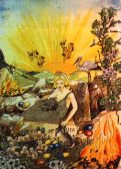 The goddess Ostara or Eastra