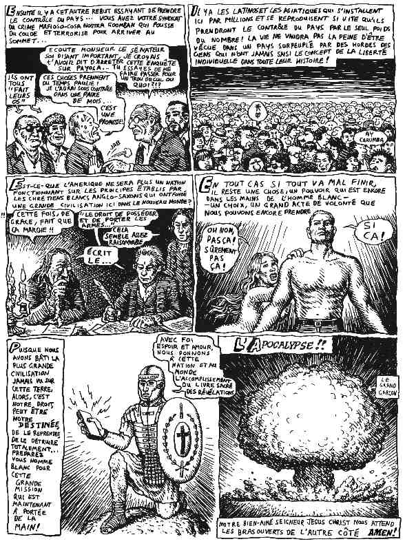 Robert Crumb, Quand les Foutus Juifs Prennent le Controle des Etats Unis!