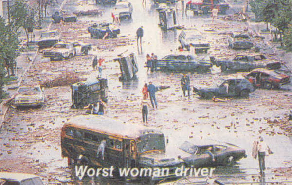 The aftermath of Viz's Worst Woman Driver Competition