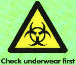 Check underwear first