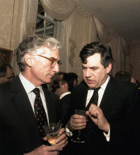 Kike crook ‘Sir’ Ronald Cohen (left) with race-traitor Gordon Brown