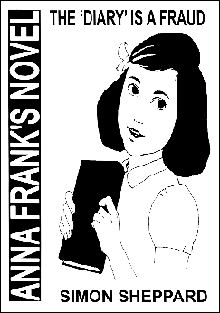 Front Cover of Anna Frank’s Novel by Simon Sheppard
