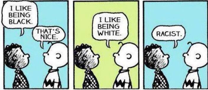 Peanuts illustrates the ‘racism’ dual standard