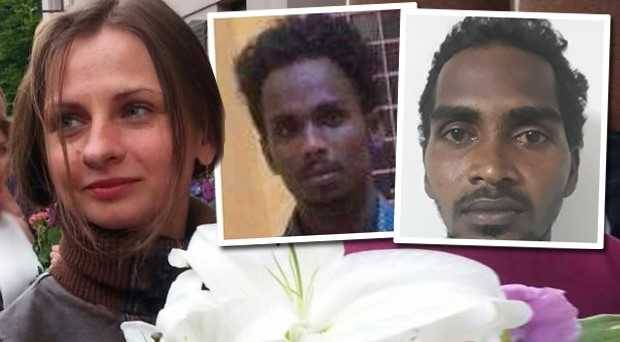 Liga Skromane and her two suspected murderers