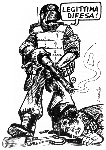 Cartoon by Ludwig: Legitimate defence!