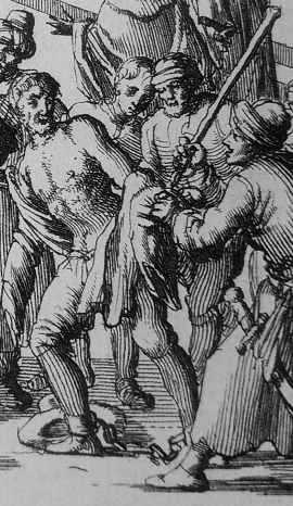Scene at a white slave market