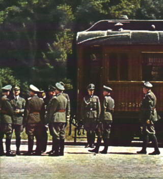 The famous train at Compiegne in 1940