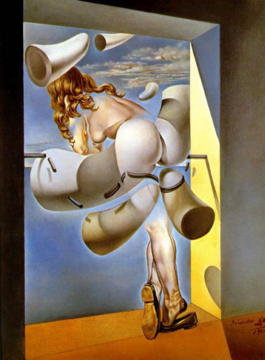 Salvador Dali, Young Virgin Autosodomized by the Horns of her Own Chastity (1954)