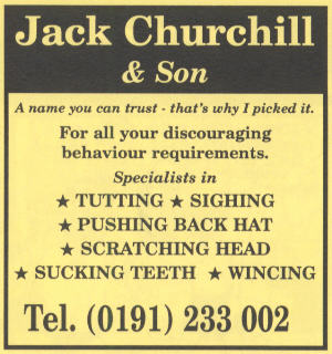 Advertisement for a dodgy builder