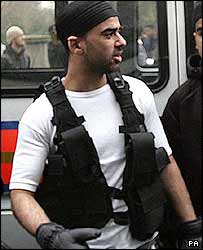 Crack cocaine dealer Omar Khayam dressed as a suicide-bomber