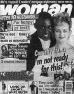 Promoting miscegenaton on the cover of British TV guides, 24,26 February 1996