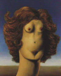 Magritte, The Rape, Le viol