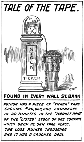 Crozier recounts a Wall St. swindle he personally witnessed
