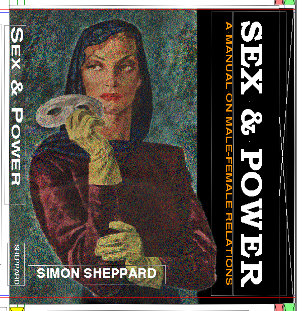 Screen view of the front cover layout of Sex and Power