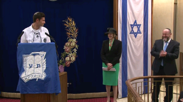 Theresa May at the synagogue