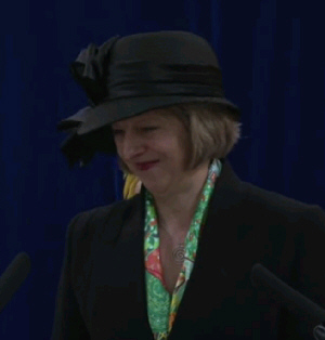Theresa May at the synagogue