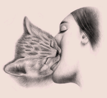 Women love cats, which substitute for children