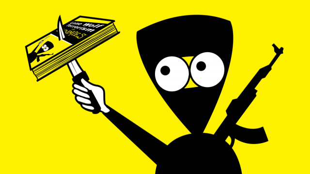 Lone Wolf Terrorism for Dummies. Image courtesy of samaa.tv