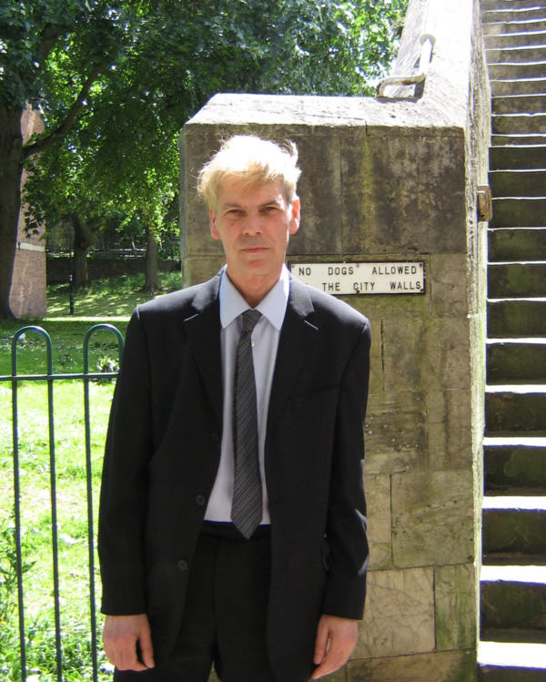 Simon Sheppard in York in June 2018
