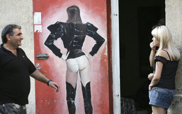A scene in Tel Aviv in 2008